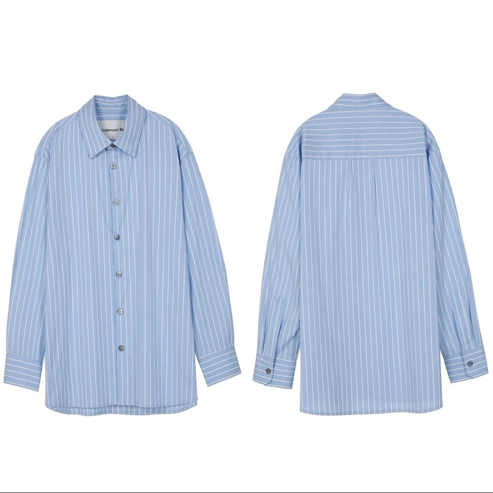 Anderson Bell Striped Poplin Shirt